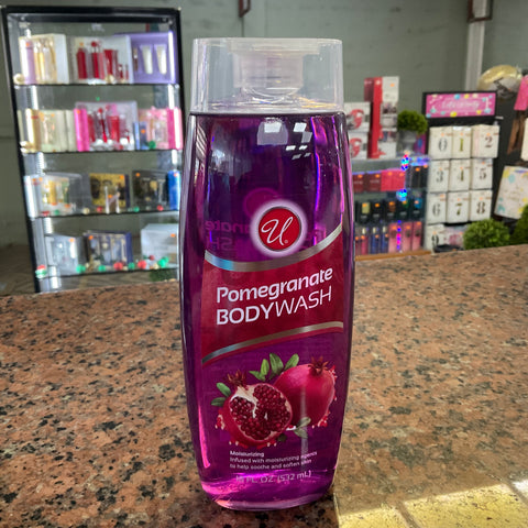 U BODYWASH POMEGRANATE 18oz