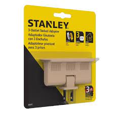 STANLEY SWIVEL POWER ADAPTER BEIGE 3 OUTLET