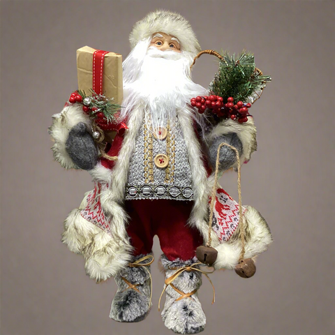 STANDING SANTA CHRISTMAS ORNAMENT