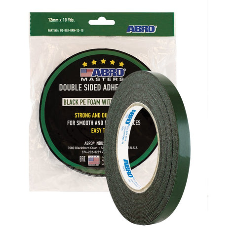 ABRO DOUBLE SIDED TAPE BLACK 30FT