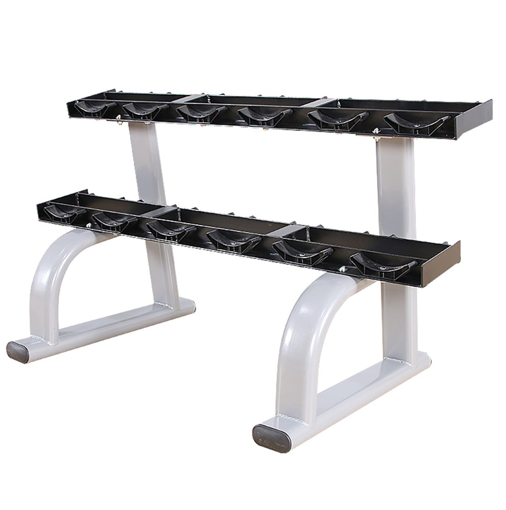 6 pairs of double dumbbell racks