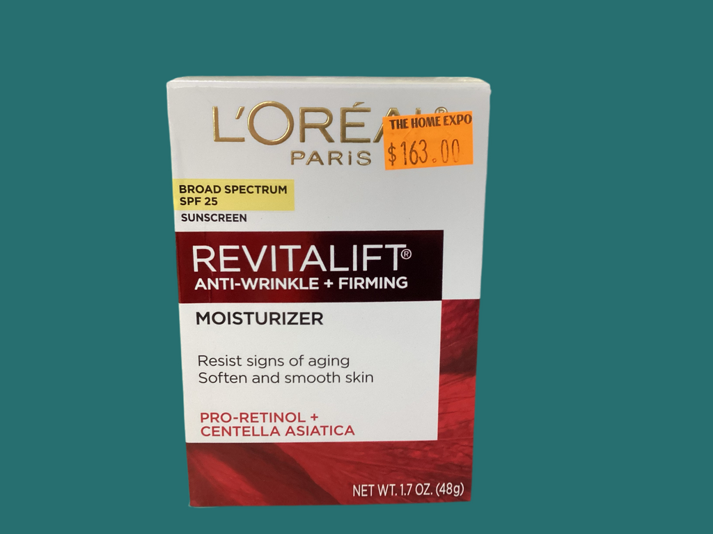 L’ORÉAL PARIS BROAD SPF 25 SUNSCREEN REVITALIFT ANTI-WRINKLE + FIRMING