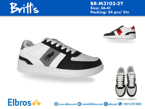 E-BR-M3103-2Y YOUTH SPORT SHOES