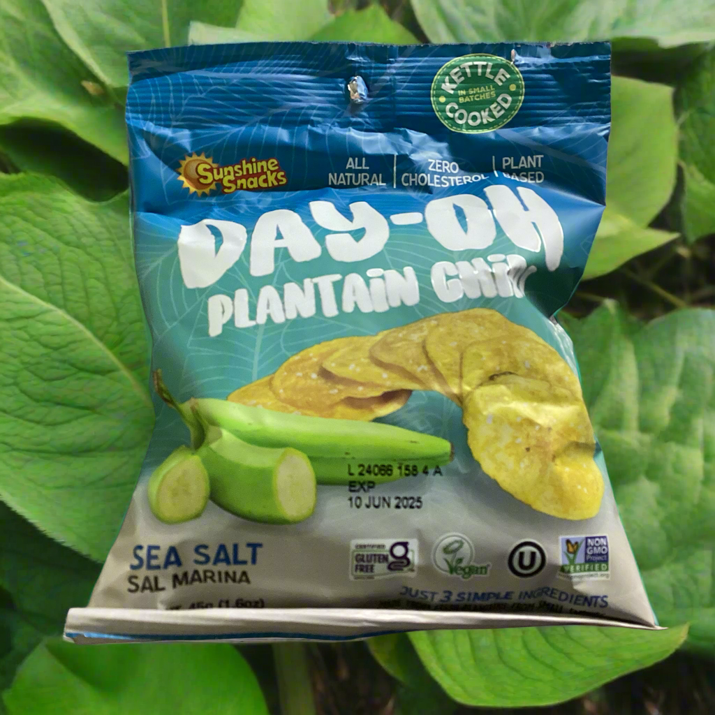 SUNSHINE SNACKS DAY-OH SEA SALT PLANTAIN CHIPS