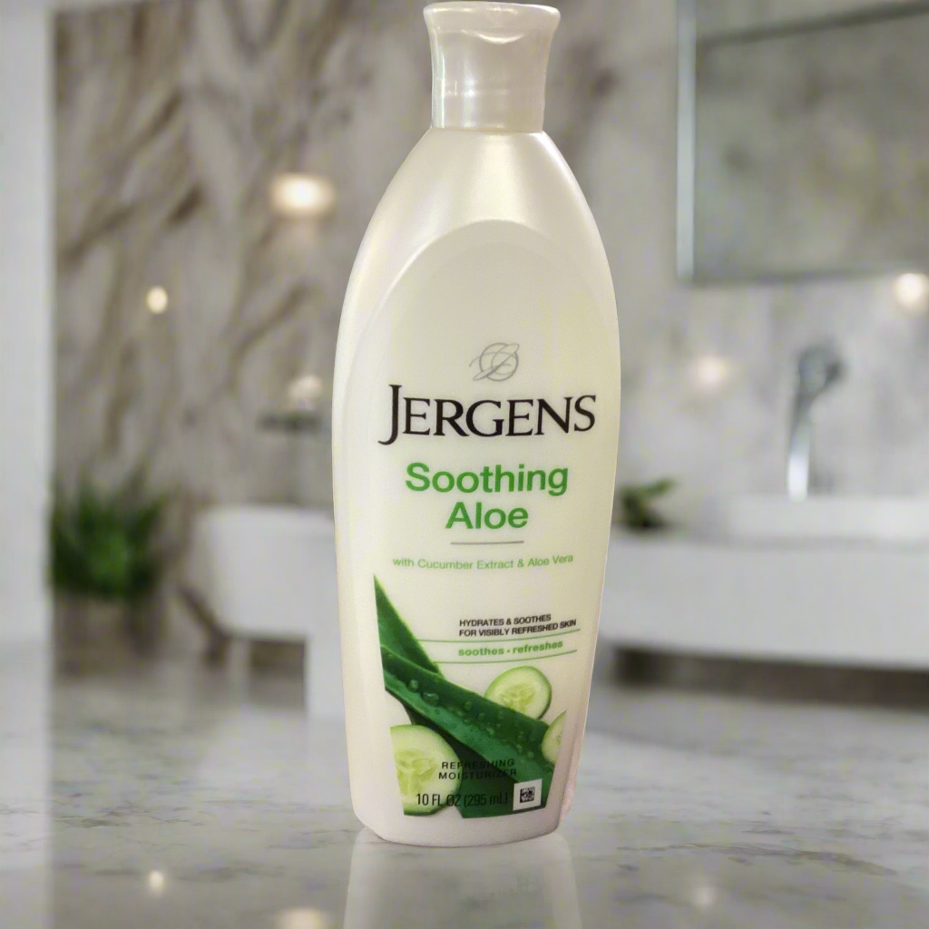 JERGENS SOOTHING ALOE WITH CUCUMBER EXTRACT & ALOE VERA