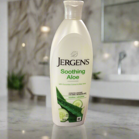 JERGENS SOOTHING ALOE WITH CUCUMBER EXTRACT & ALOE VERA