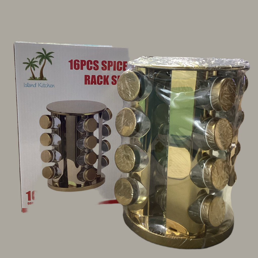 16PC SPICE RACK SET