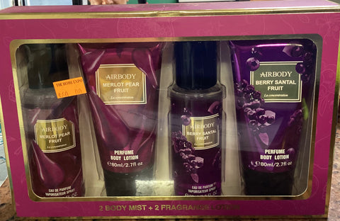 GIFT SET (2 BODY MIST + 2 FRAGRANCE LOTION)