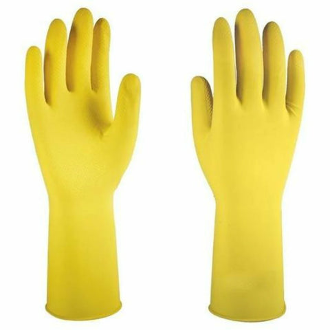 LATEX GLOVES X-LARGE YELLOW