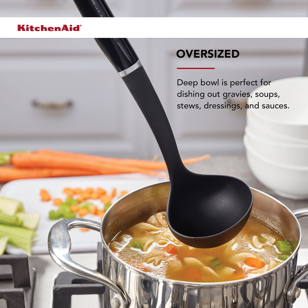 KITCHENAID BLACK NYLON LADDLE