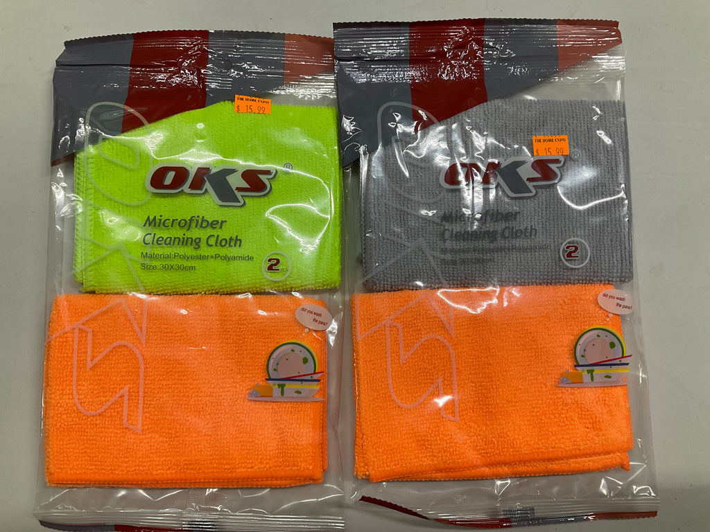 OKS 2PC MICROFIBER CLOTH