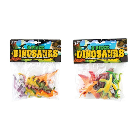 ASST DINOSAUR FIGURES 6PC