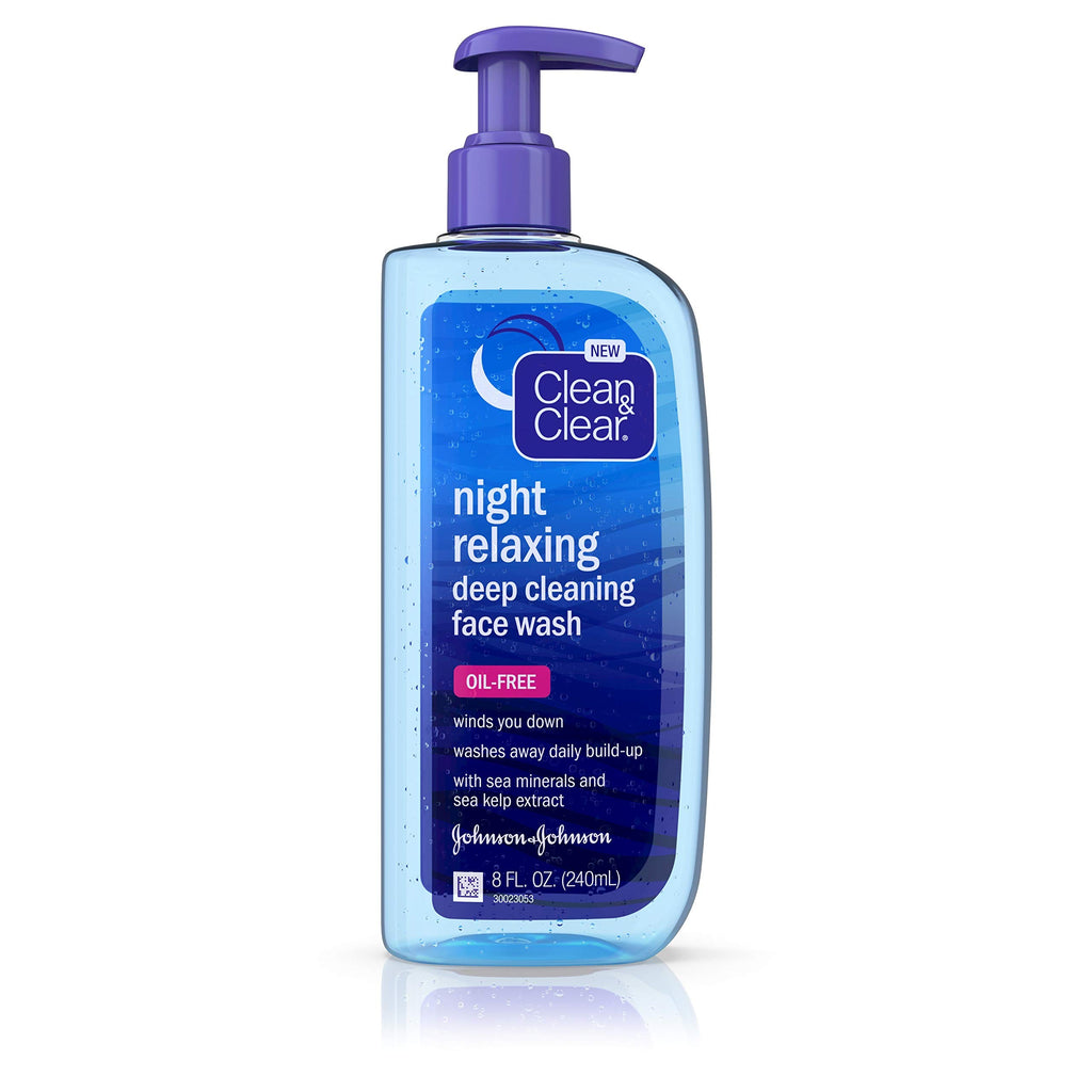 CLEAN & CLEAR NIGHT RELAXING FACE WASH