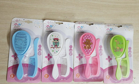 BABY BRUSH AND COMB