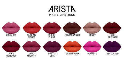 ARISTA  MATTE LIPSTICK (BIG SHOT)