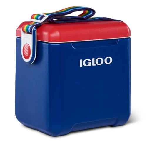 IGLOO 11QT TAG ALONG BLUE/RED COOLER