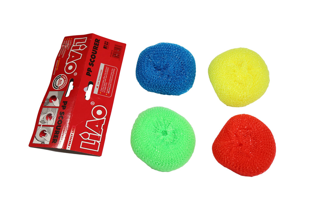 LIAO 8G SCOURER ASST 4PK