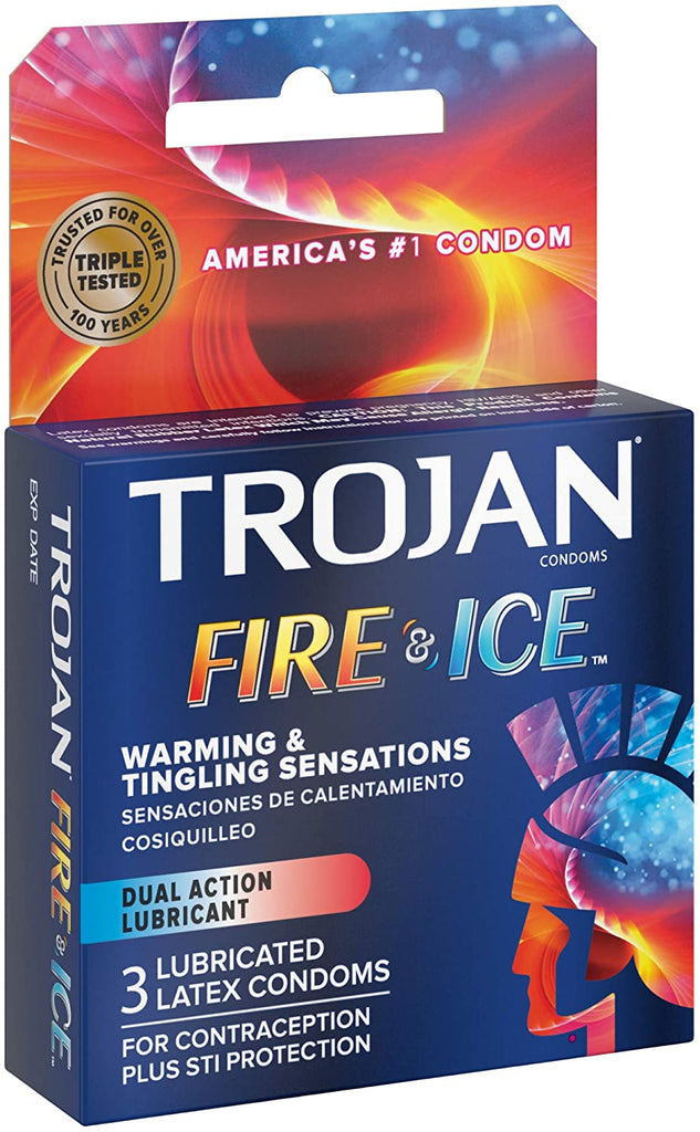 TROJAN CONDOMS (FIRE & ICE)