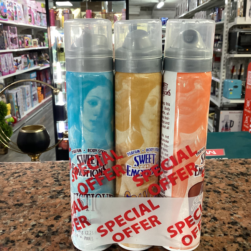 SWEET EMOTIONS SPRAY (3PK)