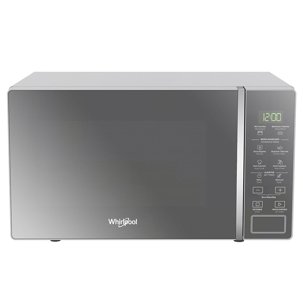 0.7CFT SILVER WHIRLPOOL MICROWAVE