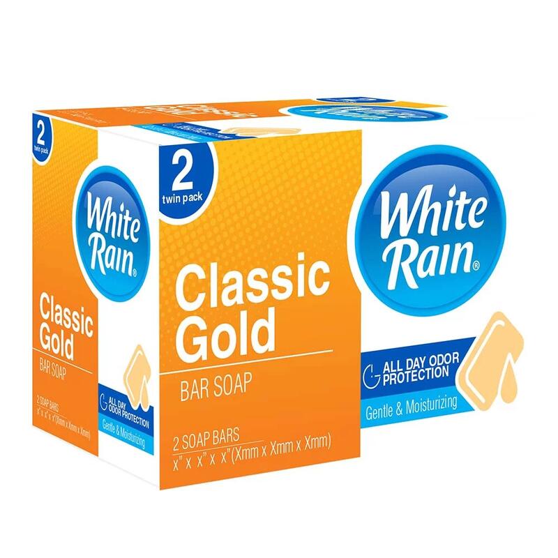 WHITE RAIN CLASSIC GOLD MOISTURIZING BAR SOAP (2PK)