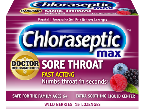 CHLORASEPTIC (WILD BERRIES) 15 LOZENGES