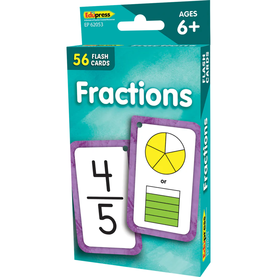 56FLASH CARDS FRACTIONS