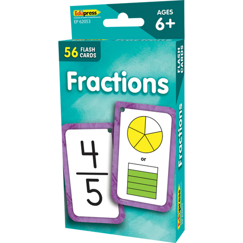 56FLASH CARDS FRACTIONS