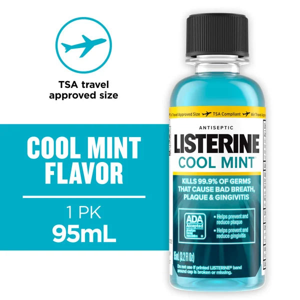 LISTERINE COOL MINT TRAVEL SIZE (95ml)