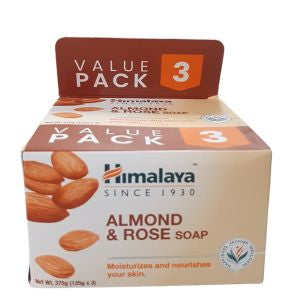 HIMALAYA ALMOND & ROSE SOAP (3PK)