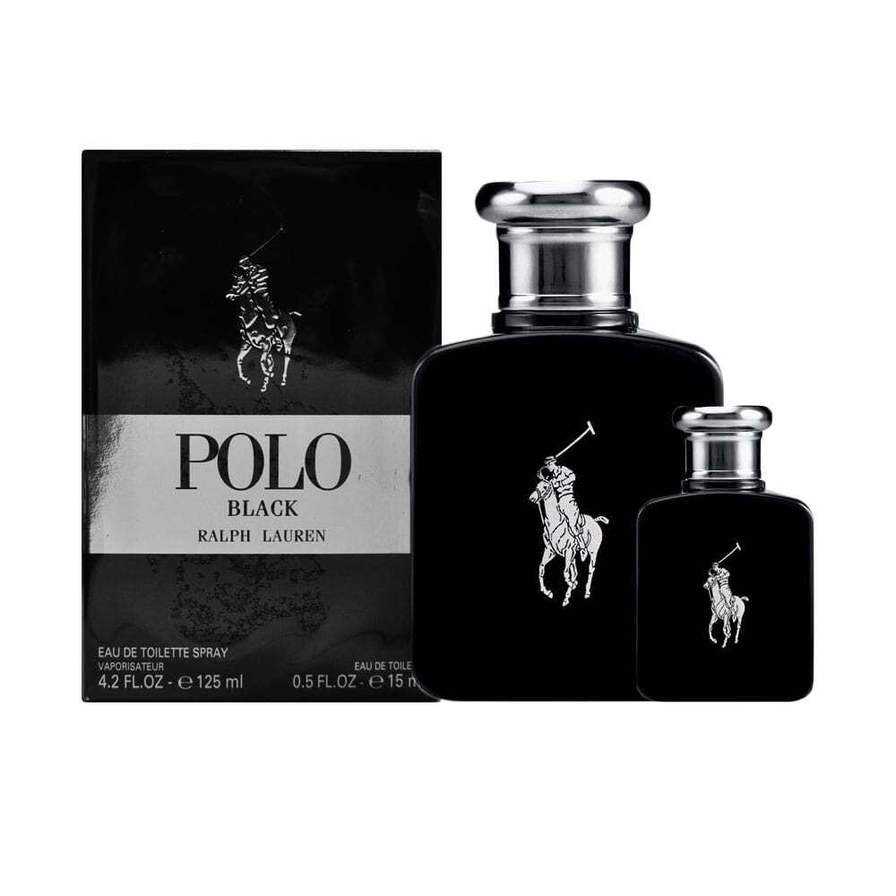 RALPH LAUREN POLO BLACK 2PC SET