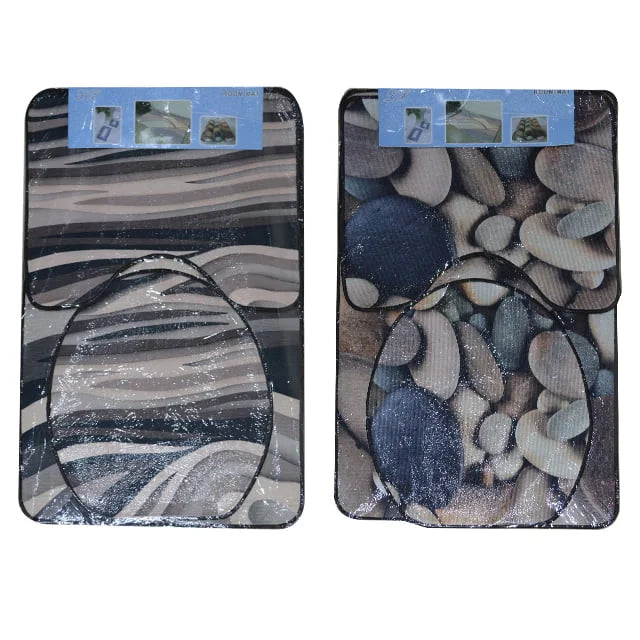 3PC BATH MAT SET