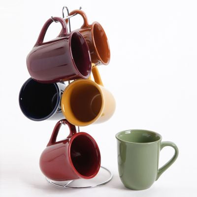 GIBSON CAFE AMARETTO 7PC MUG SET