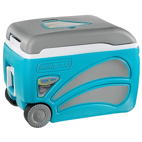 47QT PROXON L/BLUE COOLER WITH WHEELS