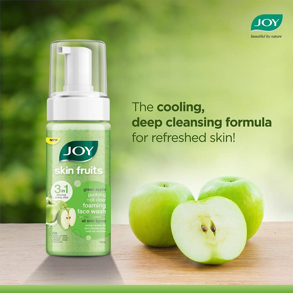 JOY GREEN APPLE FOAMING FACE WASH