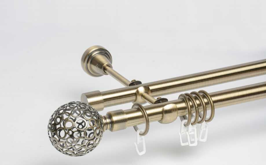 F0603 DOUBLE CURTAIN ROD