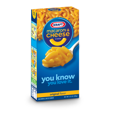 KRAFT MACARONI & CHEESE, ORIGINAL FLAVOR